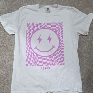Fleo Oversized Retro Smiley Tee